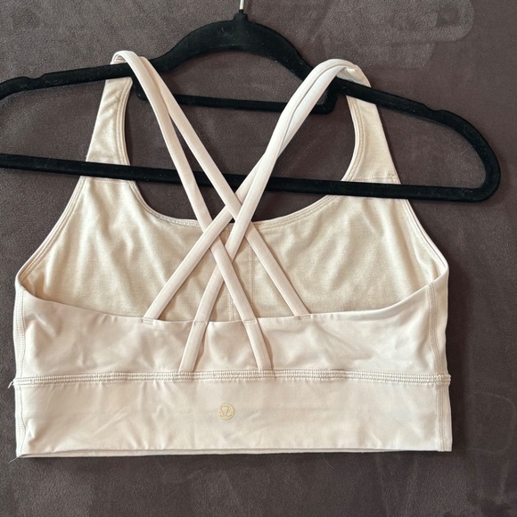 Lululemon Long Line Energy Bra in Blush Nude Size 8 - Picture 2 of 10